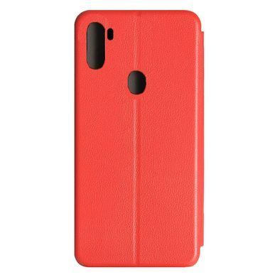 Чехол-книжка Premium Case под кожу Samsung A115F,M115F A11,M11 (2020) красный 18035 фото