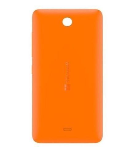 Задняя кришка для Microsoft (Nokia) Lumia 430 Dual Sim (RM-1099) оранжевая 07332 фото