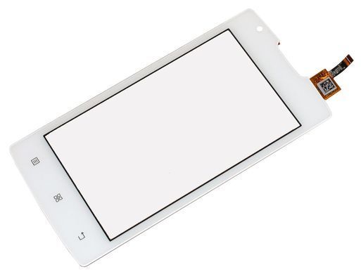 Сенсор (тачскрин) Lenovo A1000 IdeaPhone белый 03777 фото