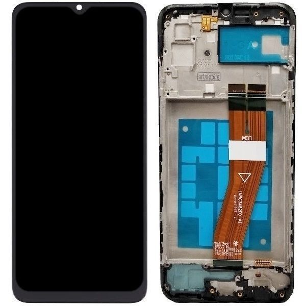 Дисплей для Samsung A035F Galaxy A03 с рамкой черный 160.5 x 72 мм Оригинал Китай 30267 фото