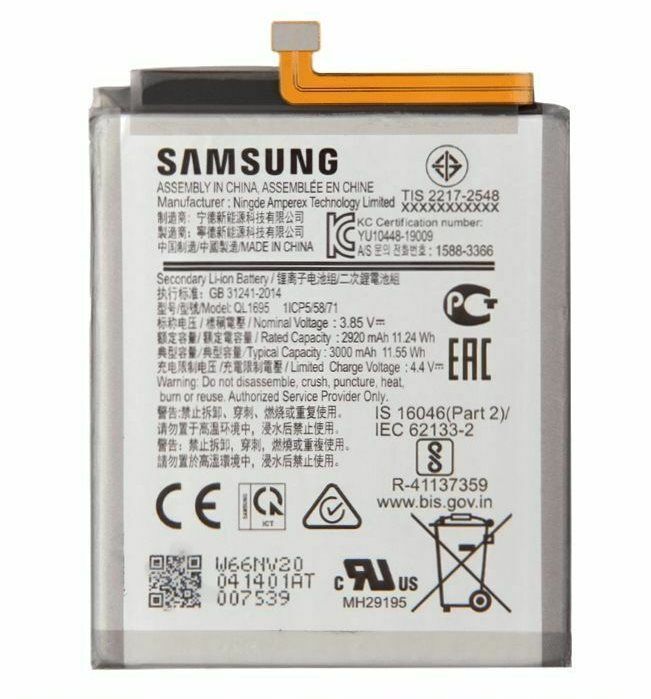 Аккумулятор Samsung QL1695 для A015 Galaxy A01 2020 3000 mAh Оригинал Китай 25617 фото