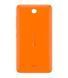 Задня кришка для Microsoft (Nokia) Lumia 430 Dual Sim (RM-1099) помаранчева 07332 фото 1