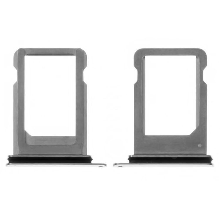 Держатель SIM-карты Apple iPhone X серебристый 10795 фото