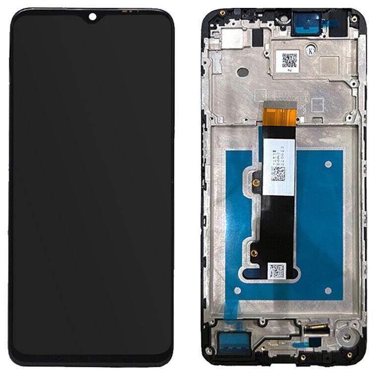 Дисплей для Motorola XT2239 Moto E22, E22i с рамкой черный 29120 фото