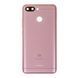 Задня кришка для Xiaomi Redmi 6 зі склом камери 1-sim рожева 04902 фото