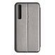 Чехол-книжка Premium Case под кожу Xiaomi Mi A3 серый 15530 фото 1