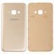 Задняя крышка для Samsung J120H Galaxy J1 (2016) золотистая Оригинал Китай 08396 фото