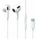 Наушники Baseus Encok Type-C lateral in-ear Wired Earphone C17 (NGCR010002) White 26951 фото 1