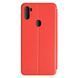 Чехол-книжка Premium Case под кожу Samsung A115F,M115F A11,M11 (2020) красный 18035 фото 2