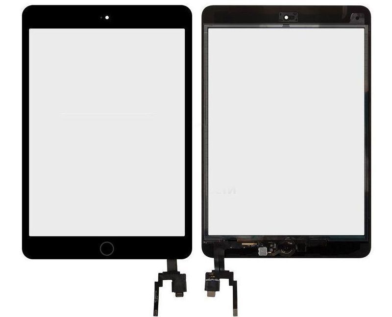 Сенсор (тачскрин) Apple iPad Mini 3 Retina A1599, A1600 черный с микросхемой 05226 фото