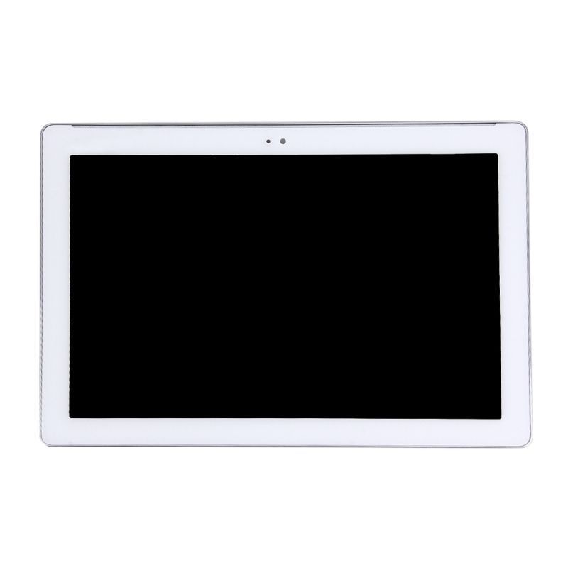 Дисплей для Asus ZenPad 10 Z300M,Z300CNL,Z301ML,Z301MFL білий з рамкою сріблястого кольору, з жовтим шлейфом 22529 фото