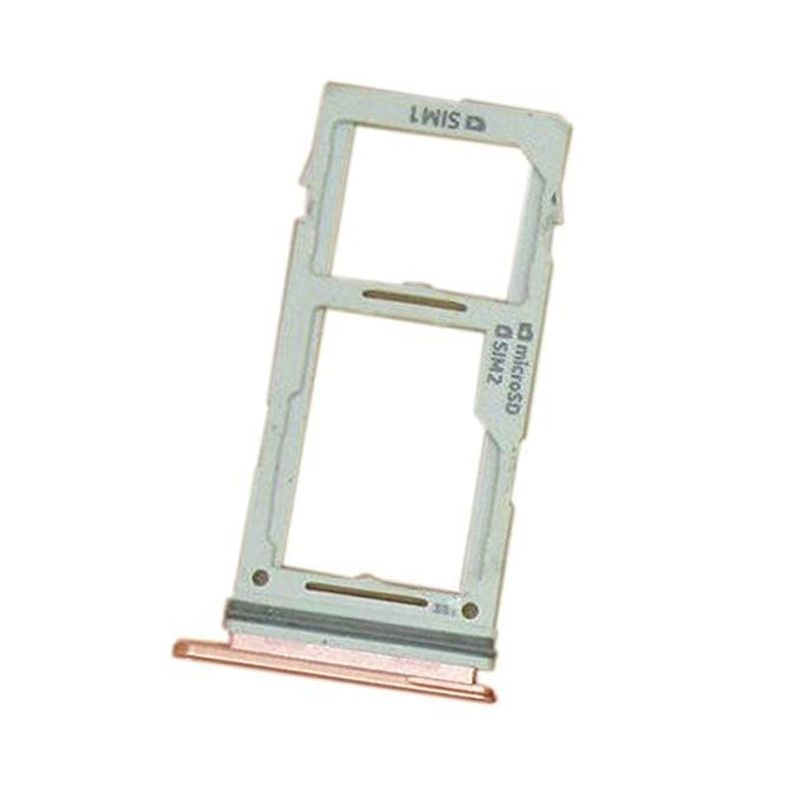 Держатель Sim-карты для и карты памяти Samsung G970 Galaxy S10e, G973 Galaxy S10, G975 Galaxy S10 Plus, красный, Cardinal Red, на две Sim-карты 15909 фото