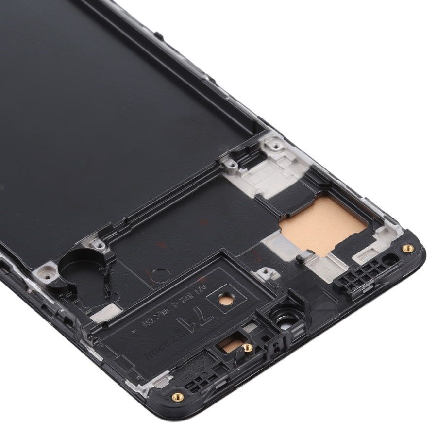 Дисплей для Samsung A715 Galaxy A71 2020 с рамкой черный с широкими рамками сенсора OLED Хайкопия 22182 фото