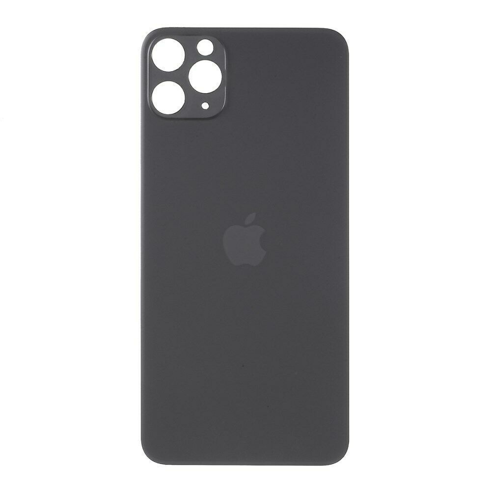 Задняя крышка для Apple iPhone 11 Pro Max, серая, Space Gray, Оригинал Китай, в комплекте стекло камеры 16178 фото