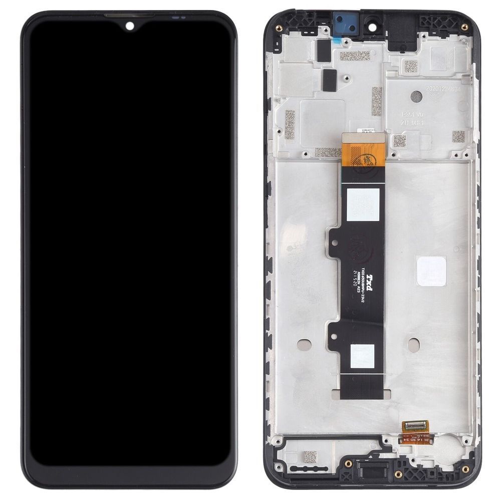 Дисплей для Motorola XT2128 G20 с рамкой черный 27121 фото