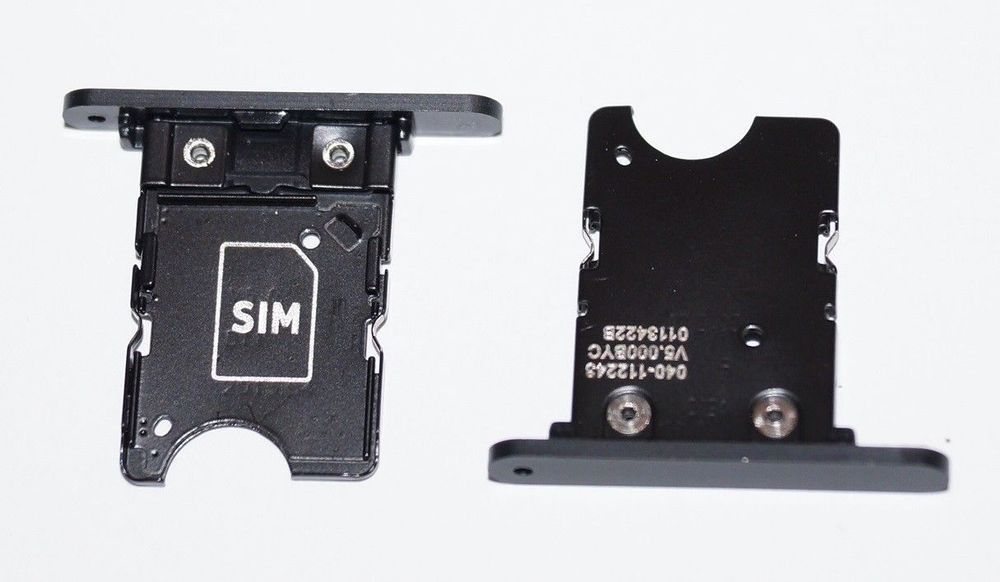 Держатель Sim-карты Nokia Lumia 1020 (RM-875) черный 09122 фото