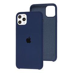Чехол силиконовый Silicone Case для Apple iPhone 11 Pro Max Deep Blue 18435 фото