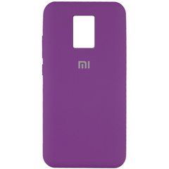 Чехол силиконовый Silicone Case для Xiaomi Redmi Note 9S, Note 9 Pro Violet 17939 фото