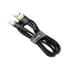 Кабель Baseus Cafule Type-A - Lightning 1m 2.4A Gold + Black (CALKLF-BV1) 31758 фото