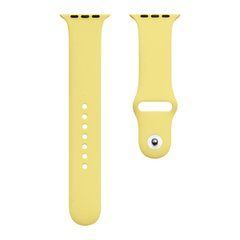 Ремешок для смарт-часов Apple Watch Silicone Classic 42/44/45/49mm Yellow 28788 фото