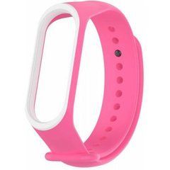 Ремешок Xiaomi для Mi Band 3, Mi Band 4 с тонким ободком Розовый,Белый 15095 фото