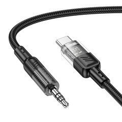 AUX кабель Hoco UPA27 Spirit 3.5 - Type-C Black 30929 фото