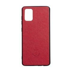 Чехол Magnet Samsung A715F A71 (2019) под кожу красный 21538 фото