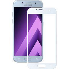 3D Защитное стекло для Samsung A720F Galaxy A7 (2017) белое 11780 фото