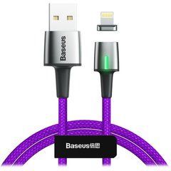 Кабель магнитный Baseus Zinc Magnetic Lightning 2.4A (1 метр) (CALXC-A05) фиолетовый 20421 фото