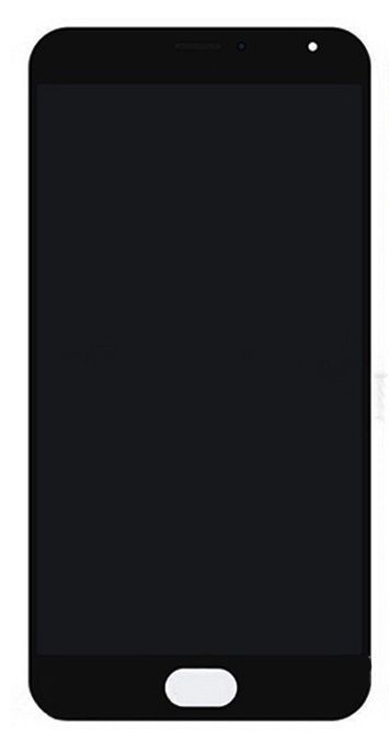 Дисплей для Meizu MX5 (M575), MX5e, MX5e Lite с рамкой черный 03292 фото