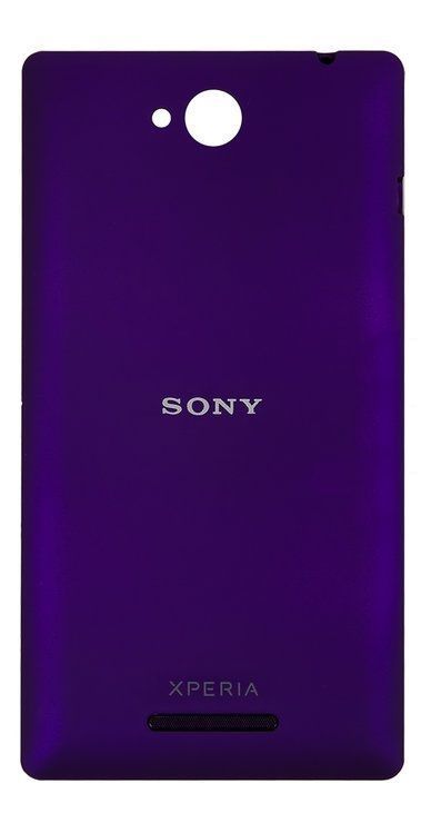 Задняя крышка для Sony C2305 Xperia C фиолетовая оригинал (Китай) 04321 фото