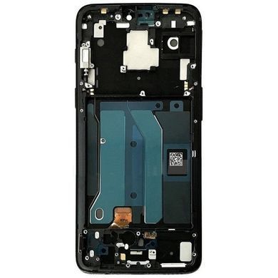 Дисплей для OnePlus 6 A6003, A6003 с рамкой черный, Mirror Black TFT 31092 фото