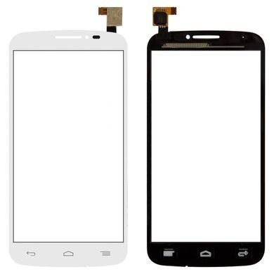 Сенсор (тачскрин) Alcatel One Touch 7040 POP C7, 7041D, 7042 белый 05150 фото