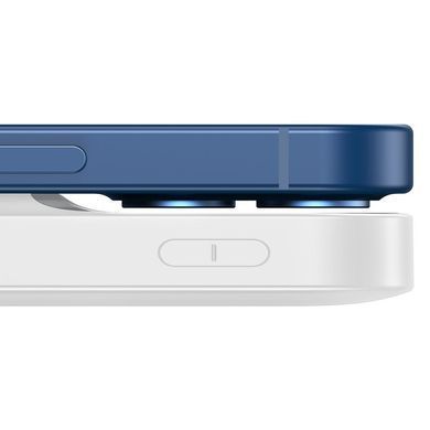 Внешний аккумулятор (Повербанк) Baseus Magnetic Wireless 10000mAh 20W 2022 White (PPCX010202) 26600 фото