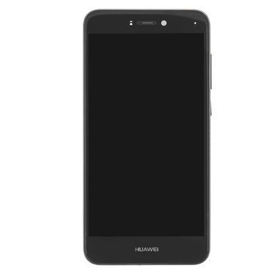 Дисплей для Huawei P8 Lite 2017 (PRA-L11), P9 Lite (2017), GR3 (2017) с рамкой черный 07617 фото