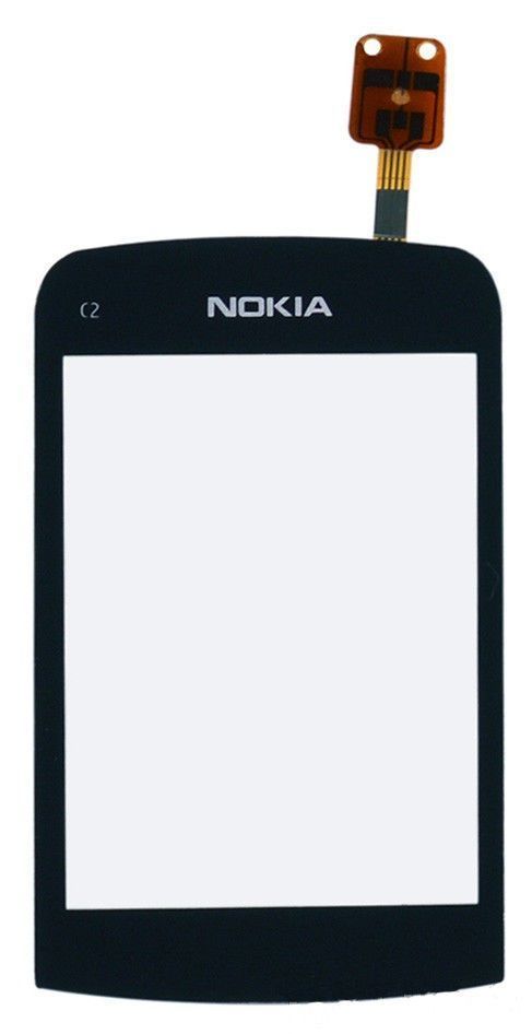 Сенсор (тачскрин) Nokia C2-02, C2-03, C2-06, C2-07, C2-08 черный 01591 фото