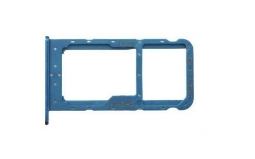 Держатель Sim-карты и карты памяти Huawei Honor 10 Lite HRY-LX1, P Smart 2019 (POT-LX1) голубой, Blue Sky 18026 фото