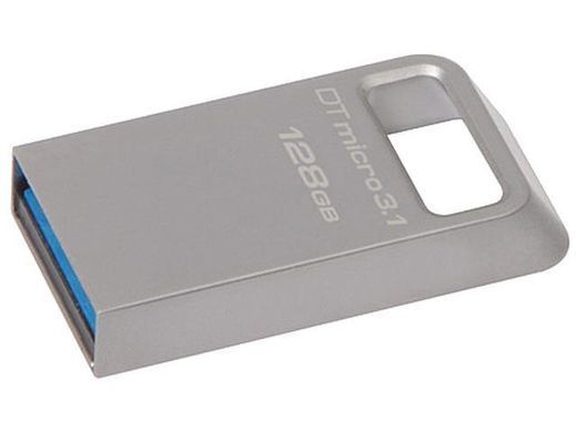 Флеш память Kingston USB 128Gb DTMicro Type-C Metal USB 3.1,3.0 17294 фото
