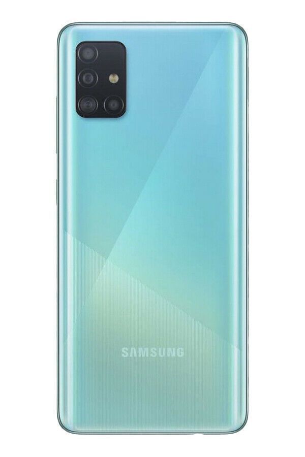 Задняя крышка для Samsung A515F Galaxy A51, голубая, со стеклом камеры, Оригинал Китай 22849 фото