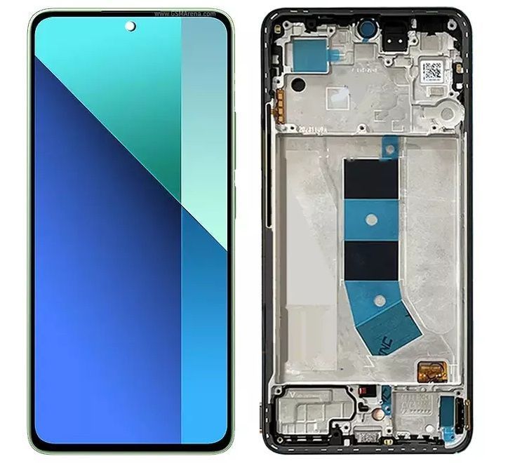 Дисплей для Xiaomi Redmi Note 13 4G 23129RAA4G, 23124RA7EO с рамкой черный OLED Хайкопия 29471 фото