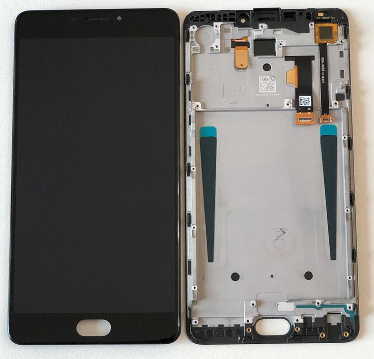 Дисплей для Meizu M3 Max с рамкой черный Оригинал 22592 фото