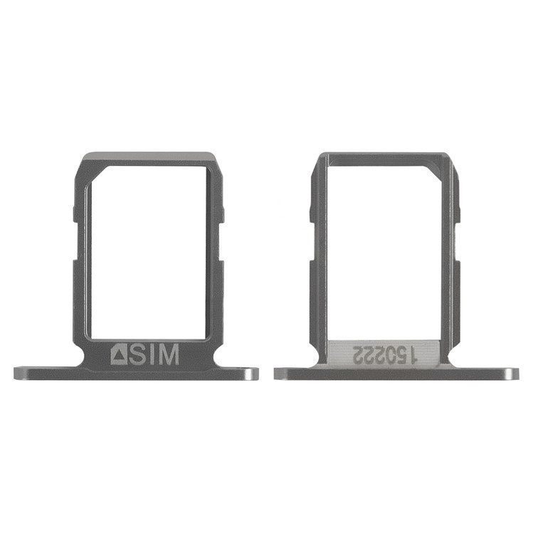 Держатель Sim-карты для Samsung G920F Galaxy S6 черный, на 1 Sim-карту 09143 фото