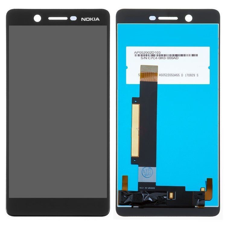 Дисплей Nokia 7 Dual Sim с сенсором (тачскрином) черный Оригинал Китай 15291 фото