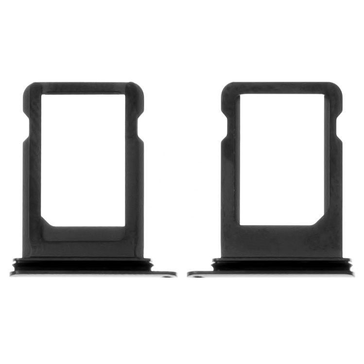Держатель SIM-карты Apple iPhone X черный 10796 фото