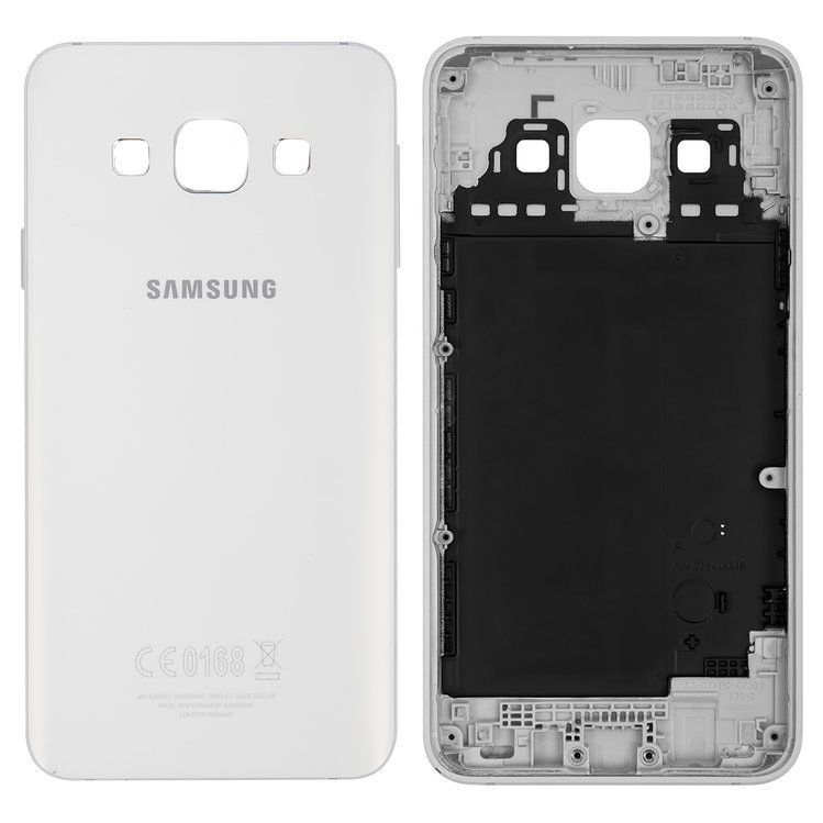 Задняя крышка для Samsung A300F (2015) Galaxy A3, A300FU, A300H белая 07685 фото