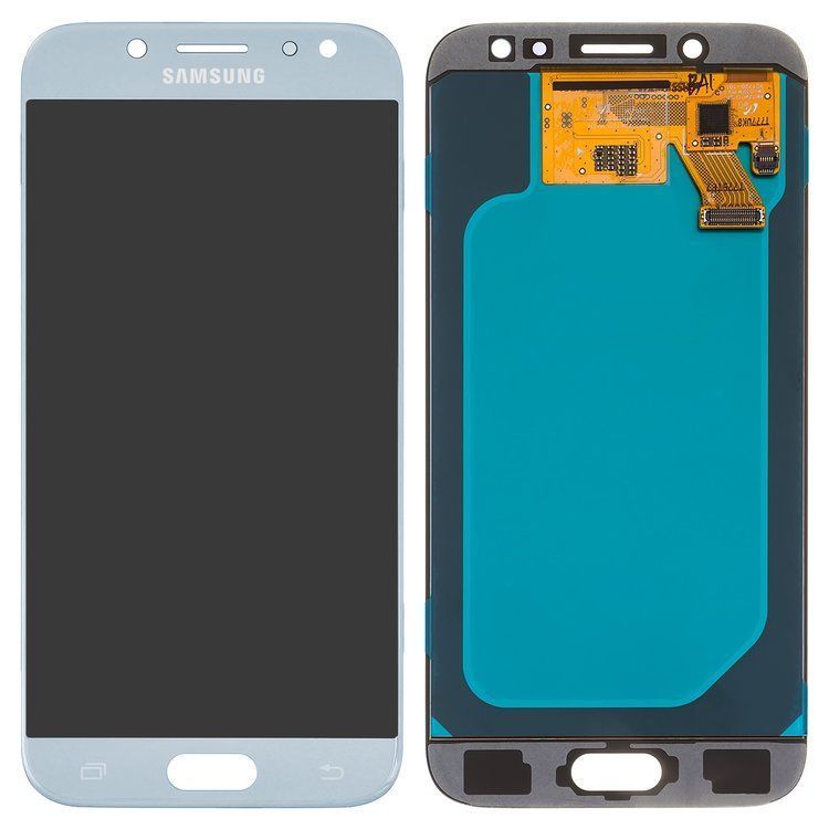 Дисплей для Samsung J530 Galaxy J5 2017 сріблястий (GH97-20738B) Оригінал 06375 фото