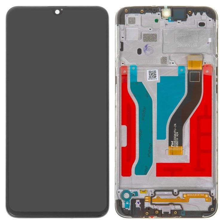 Дисплей для Samsung A107F Galaxy A10s с рамкой черный (GH81-17482A) Оригинал 16604 фото