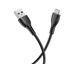 Кабель Borofone BX51 Microusb 1m 2.4A черный 25847 фото 1
