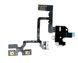 Шлейф для Apple iPhone 4 кнопок громкости и коннектора наушников белый 06604 фото 3