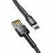 Кабель Baseus Cafule Type-A - Lightning 1м 2.4A черный CALKLF-GG1 28000 фото 2